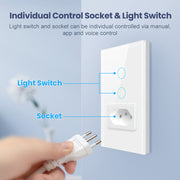 Home Fashion Voice Control Smart Socket