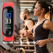 M3 Smart Bracelet M3 Color Screen Bracelet Heart Rate Blood Pressure Bluetooth Sports Pedometer