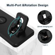Wireless Charger Multifunctional Six-In-One All-In-One Bracket 15W Wireless Charger