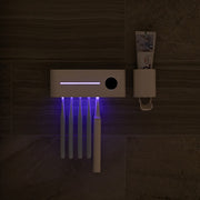 Automatic Air-Drying And Placing Toothbrush Disinfection Box On The Wall