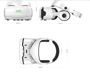 Head-mounted Adjustable HD VR Glasses With Headset