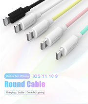 Compatible WithUSB Cable For  Charger X 8 7 6 6s Plus 5 5s SE,2A 1M Mobile USB Data Cable For  Cable For Lightning Cable