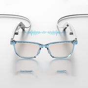 Bluetooth Mobile Phone Smart Glasses Voice Call Music Anti Blue Light Intelligent White Unisex Eyeglasses