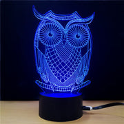 Visual stereo light LED colorful night light Valentine's Day