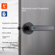 Punch-free Fingerprint Lock Household Wooden Door Smart Lock