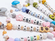 Baby pacifier chain baby silicone molar teether bite