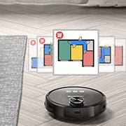 Geek Smart L8 Robot Vacuum Cleaner And Mop, LDS Navigation, Wi-Fi Connected APP, Selective Room Cleaning,MAX 2700 PA Suction, Ideal For Pets And Larger Home.