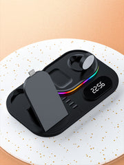 Magnetic Mobile Phone Wireless Charging Treasure 13 Wireless Four-in-one Watch Charging Power Bank