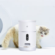 Pet Dog Cat Food Dispenser Bowl with Camera Wide Angle Automatic Pet Feeder Food Bowl APP Control Pet Accessories