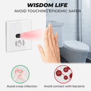 Wall Sensor Light Switch Infrared Sensor Without Touching The Glass Panel