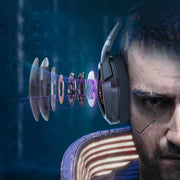 Head Mounted Computer Gaming Headset PS4
