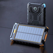 New solar wireless power bank Outdoor PD fast charging ultra-large capacity 20000 mAh power bank