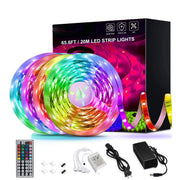 LED Strip Lights Lamp 5050 RGB Flexible Tape Diode 5M Controller Room Decor TV Computer BackLight Decoration Christmas