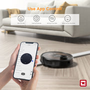 Geek Smart L8 Robot Vacuum Cleaner And Mop, LDS Navigation, Wi-Fi Connected APP, Selective Room Cleaning,MAX 2700 PA Suction, Ideal For Pets And Larger Home.