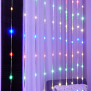 LED Flowing Water Waterfall Rubber-covered Wire Lighting Chain