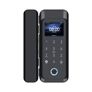 Glass Door Fingerprint Lock Office Password Lock Free Opening Shop Card Access Control Remote APP Smart Lock