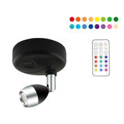 LED Wireless Rgb Remote Control Cabinet Spot Light Angle Adjustable
