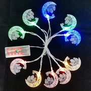 LED Moon Castle Lighting Chain Holiday Decoration