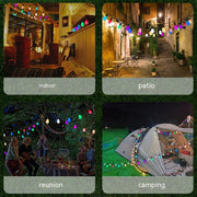 Outdoor Lamp String RGB Seven-color Atmosphere Holiday Decoration