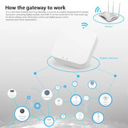 Wireless WIFI Intelligent Bluetooth Multifunctional Gateway