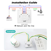 Wall Sensor Light Switch Infrared Sensor Without Touching The Glass Panel